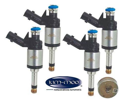 4 Inyectores De Gasolina Kia Sorento 2.4l Modelo 16-18 Foto 3