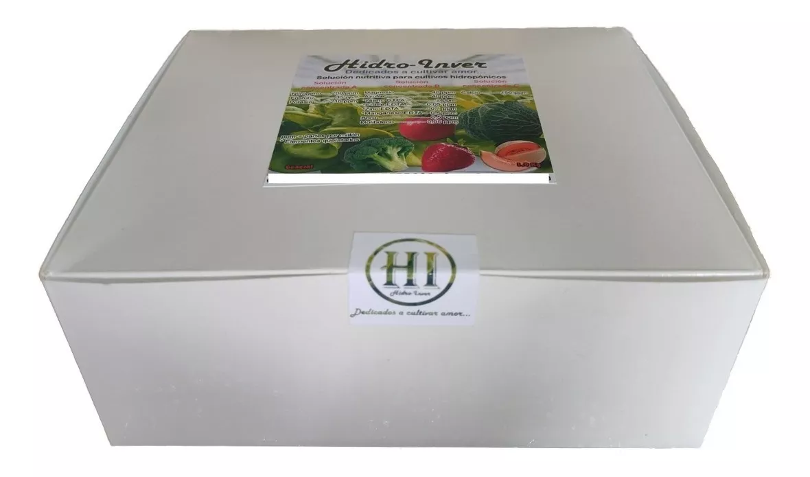 Solución Nutritiva Para Cultivos Hidroponia Para 1000 Litros