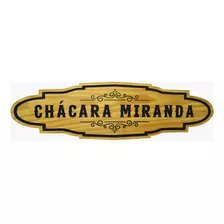 Placa Rústica De Madeira Chácara Sítio 100x28 Cm 
