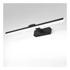 Barra Luminaria Led Para Espejo Kampala 60cm Color Negro