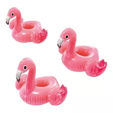 Suporte Para Copos De Piscina Inflável Intex Flamingo 3 Pz