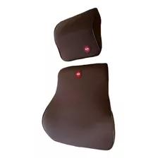 Respaldar Lumbar Viscoelastico + Cojín Reposacabeza Cuello 