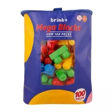 Blocos De Montar Mega Blocks 100 Peças Brink