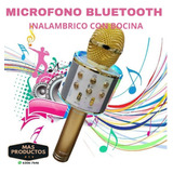 Micrófono Inalámbrico Bluetooth Con Bocina Karaoke