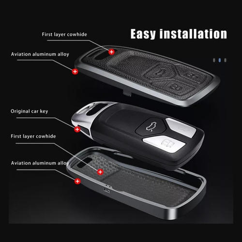 Funda Carcasa Compatible Con Audi A4 A5 A6 A7 Tt Q3 Q5 Q7 R8 Foto 3