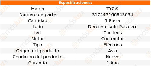 1- Faro Denlantero Derecho C/leds C/motor Q5 2013/2017 Tyc Foto 2