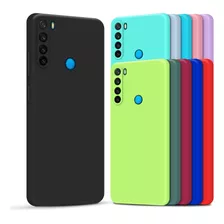 Capa Capinha Compativel Redmi Note 8 Silicone Aveludado Nfc