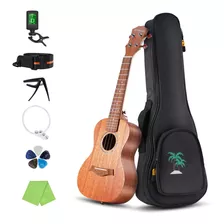 Kit De Soprano Ammoon Acustico Afinador 21 Pulgadas Ukelele