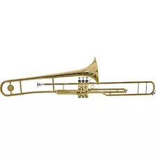 Trombone De Pisto Harmonics Bb (sib) Hsl-900l Laqueado Shop 
