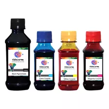 4 Tinta Para Hp Smart Tank 517 617 502 550ml Bk Pigmentado