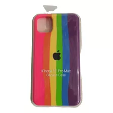 Silicón Case Rainbow Para iPhone 11 Pro Max