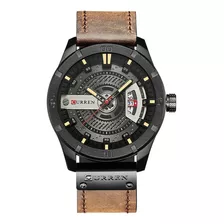 Reloj Curren 8301 Hombres Lujo Casual Cuero