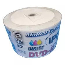 Disco Virgen Dvd-r Inkjet 8x Ipc 4,7bg Por 50 Unidades