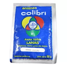 Anilina Para Teñir Lana En Rama 50 Grs Verde Oscuro