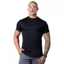 Camiseta Masculina Gola Media Basica Slim Original Premium