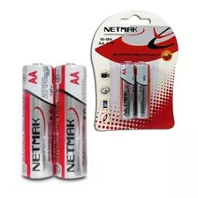 Netmak Pila Recargable Aa 2700 Mah Blister X 2 Nm-aa270