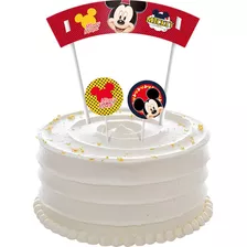 Decoração Cenário Para Bolo Mickey Clássico - Kin Festas