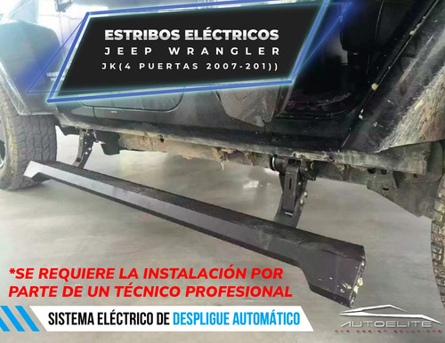 Estribos Electricos Jeep Wrangler Rubicon Jk 4 Puertas 07-17 Foto 7