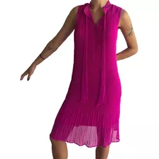 Vestidos Dkny Mujer Fiesta Cortos Fucsia Original Usa 100%