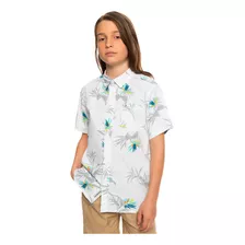 Camisa Quiksilver Offline Stretch (8 - 16 Años) Niño Blanco