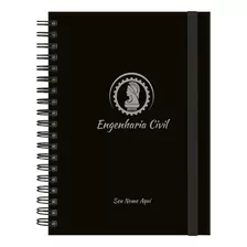 Caderno Colegial Plus Personalizado Profissões Prata 10 Mat