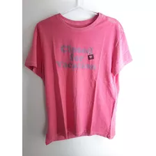 Camiseta Estampada Original Reserva Closed For Vacation Rosa