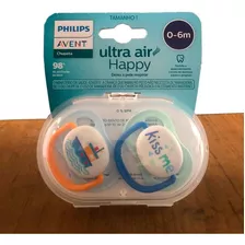 Chupeta Ultra Air Dupla Deco 06m Philips Avent Cor Azul