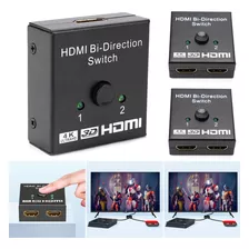 Splitter Switch Hdmi 4k Bidirecional 1x2 2x1 Chave Seletora