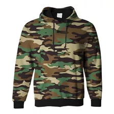 Blusa Moletom Camo Camuflado Casaco Hype Frio Swag Trap Rap