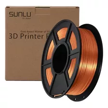 Filamentos Pla Seda Sunlu 1kg 1.75mm Bronce | Filamentos