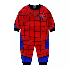 Macacão Pijama Personagens Super Herois Infantil Moletom