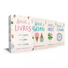 Box Coleção Amor & Livros Gelato+sorte+azeitonas -3 Livros