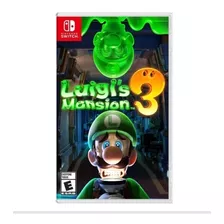 Luigi's Mansion 3 Nintendo Switch Mídiafísica Pronta Entrega