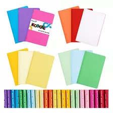 24 Pack Mini Blank Notebooks, 12 Colors Small Pocket No...