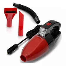 Aspirador Pó E Líquido Portátil 12v 60w Led Preto Vermelho