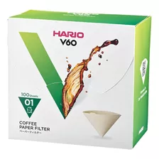 Filtros De Papel Para Café Hario V60, Tamaño 01, Naturales,