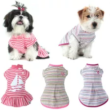 Roupa Vestido Pet Cachorro Roupinha Gato Fashion - Pequeno