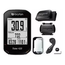 Gps Bryton Rider 420 Completo Monitor Cardíaco + Cadência 