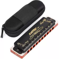 Easttop Harmonica Key Of D 10 Hole 20 Tone Diatonic Blu...