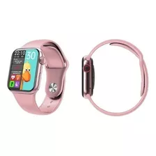 Reloj Inteligente Smartwatch Hw12 Bluetooth Android Ios Color De La Caja Rosa