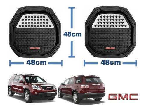 Tapetes 4 Piezas Charola 3d Logo Gmc Acadia 2007 A 2011 2012 Foto 3