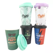 Vaso Starbucks Regalo Para Papa Termico Diseños X Unidad 