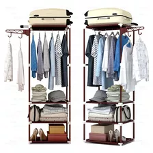  2 Estantes Cabideiros Arara De Roupas Sapateira Rack Oferta