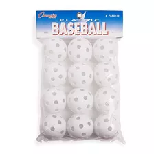 Champion Sports Blancos Baseballs De Plástico: Bolas Huecas 