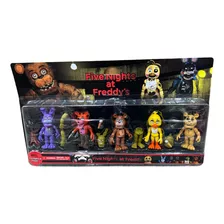 Muñecos Freddy Five Nights Blister X 5 Articulados Security