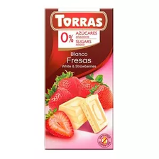 Barra Choc Blanco Fresas - Torras