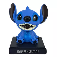 Boneco Bobble Head Do Stitch Suporte Celular Decoração Geek