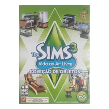 Jogo The Sims 3 Vida Ao Ar Livre Coleção De Objetos Lacrado