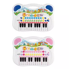  Piano Teclado Musical Infantil Sons Eletrônico Com Gravador