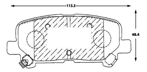 Pastilla De Freno Trasera Acura Mdx  3.7 2006 Foto 2